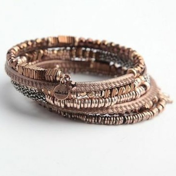 Stella & Dot Jarne Coil Bracelet Bronze Rose Gold Retired - Picture 6 of 9
